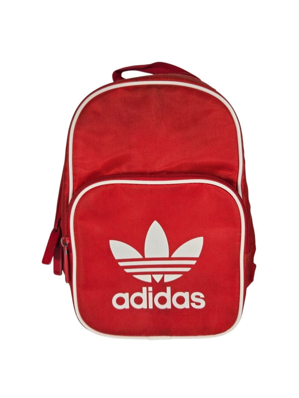 Adidas Santiago Lunch Bag Scarlet Red Insulated Retro Zip Cooler Lunch Tote/Bag